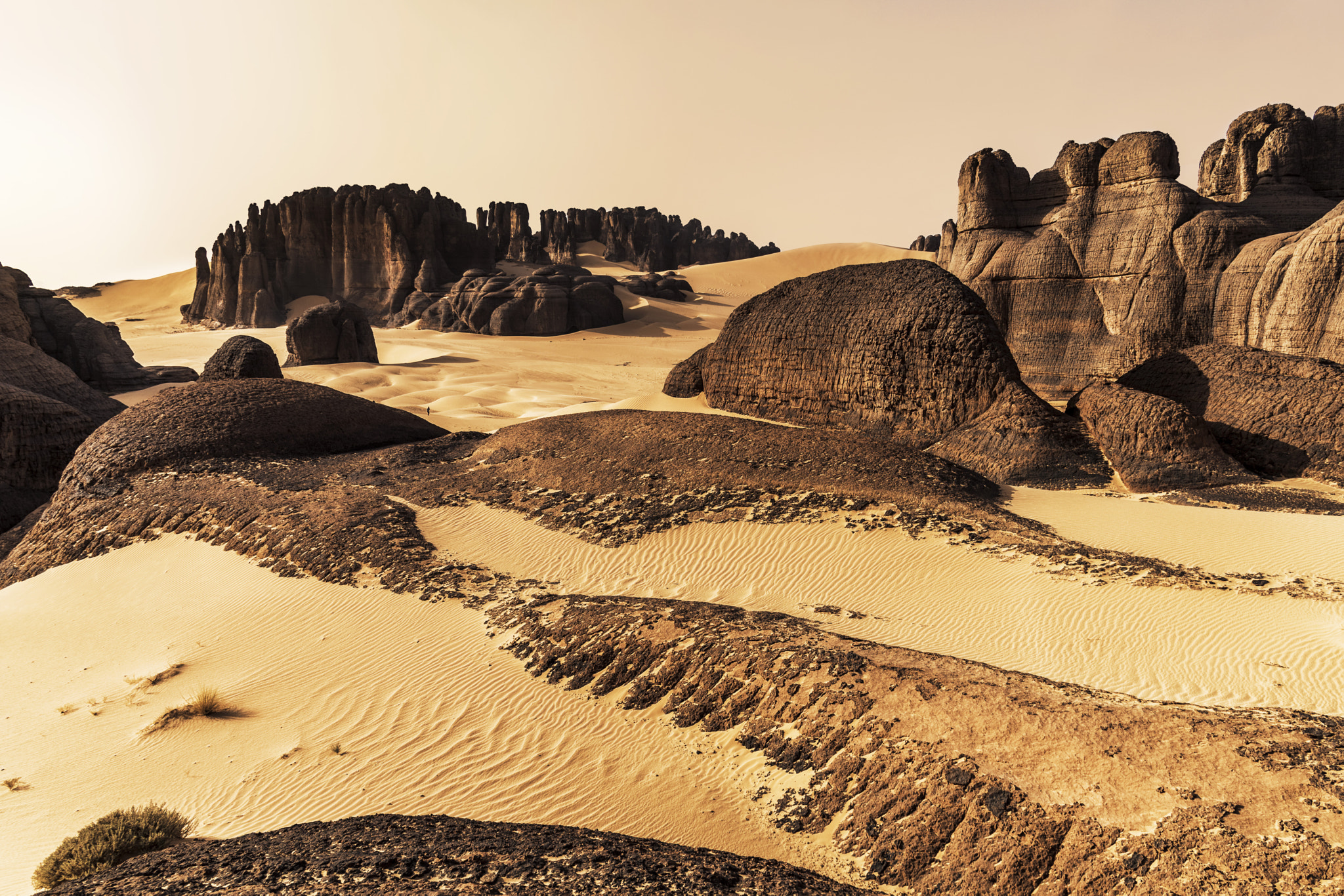 Rocks formation in the desert.
