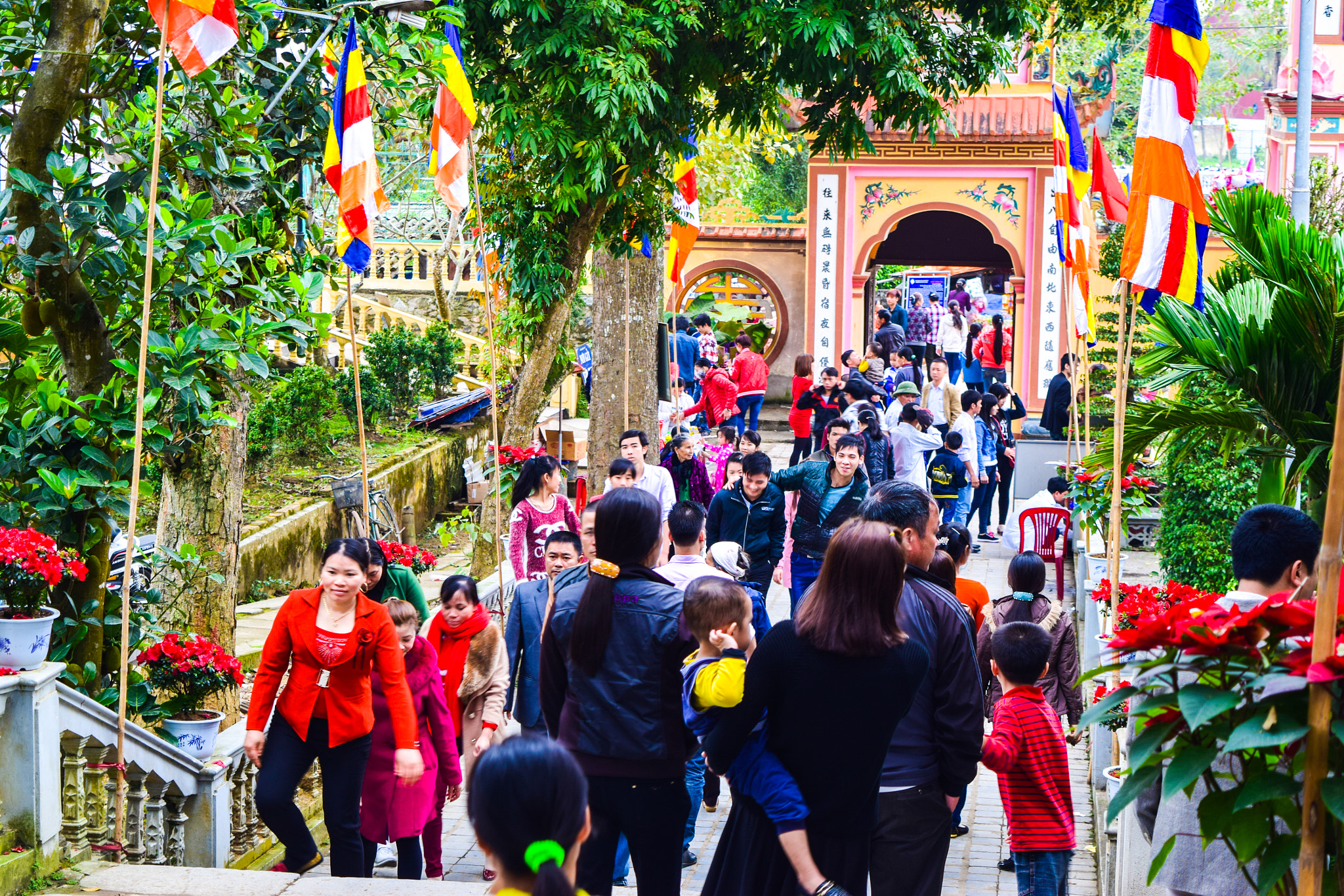 People attending at Viet Nam