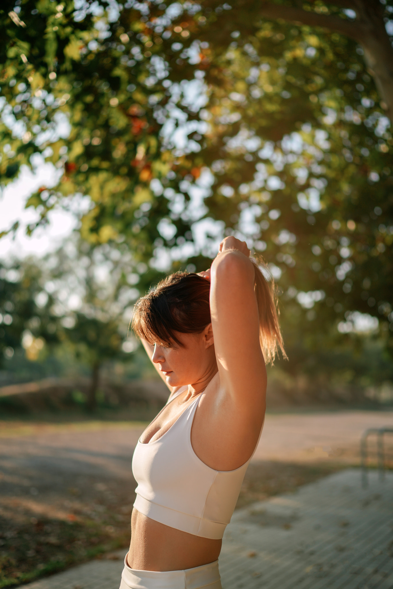 morning stretching 