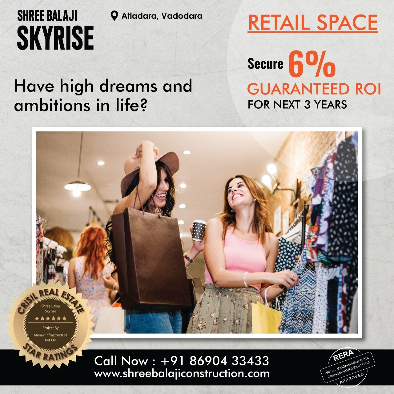 Achieve your dreams and ambitions here with the best retail hub here