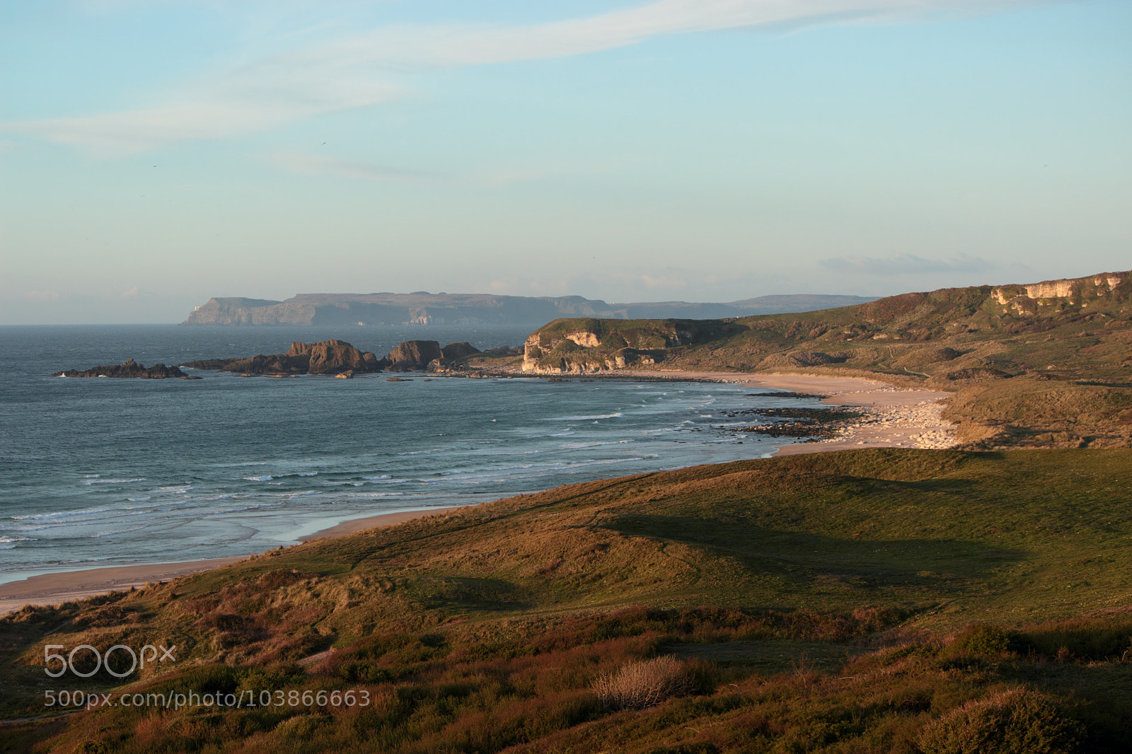 Canon EF-S 55-250mm F4-5.6 IS II sample photo. Sunset at whitepark bay photography