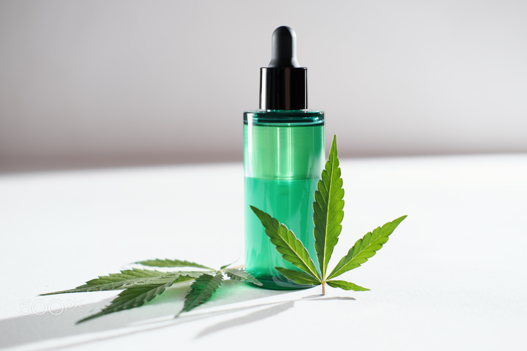 CBD facial oil with cannabis extract for a natural skin treatment