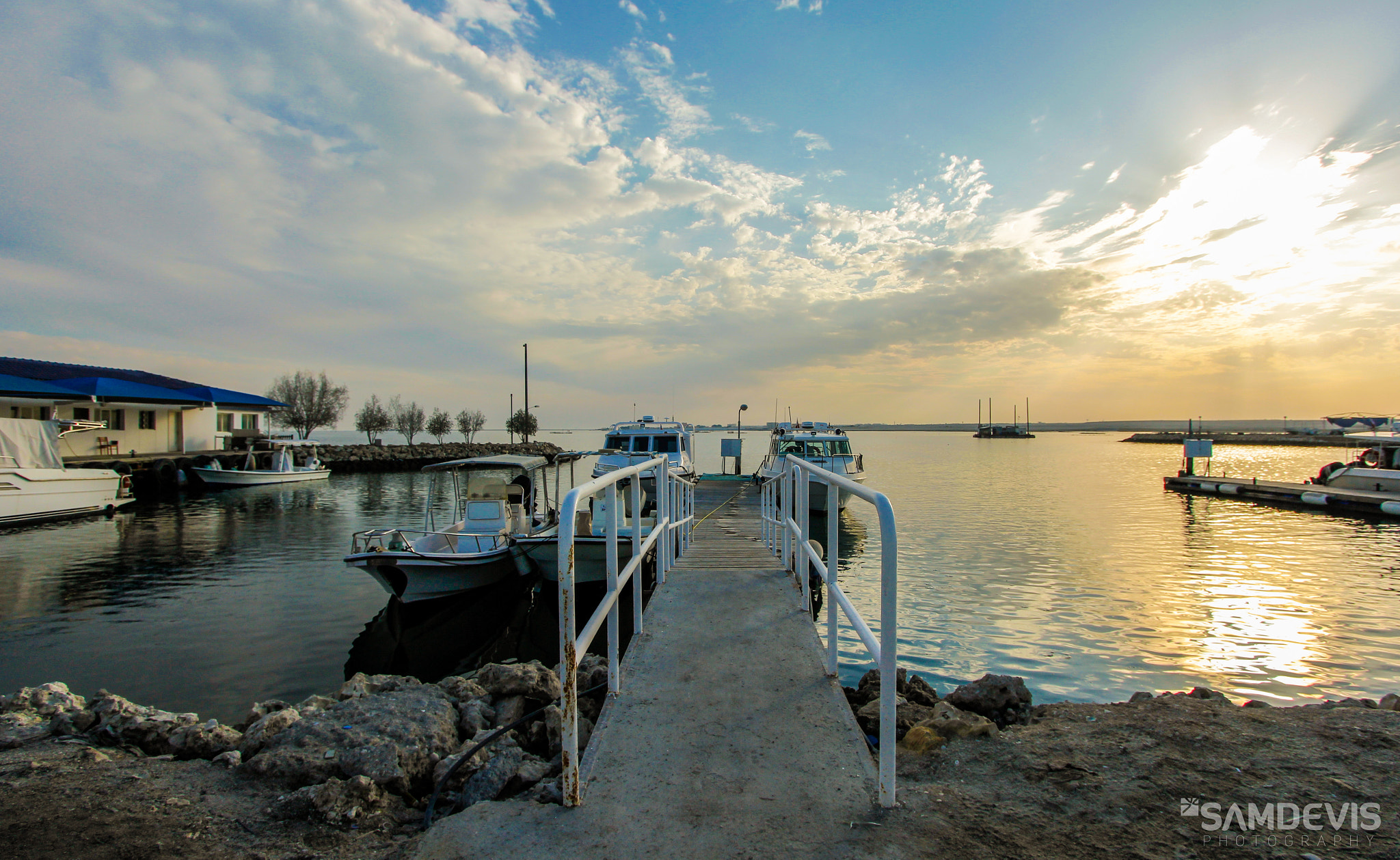 Bahrain Landscape - Sunset at Al Dur Jetty