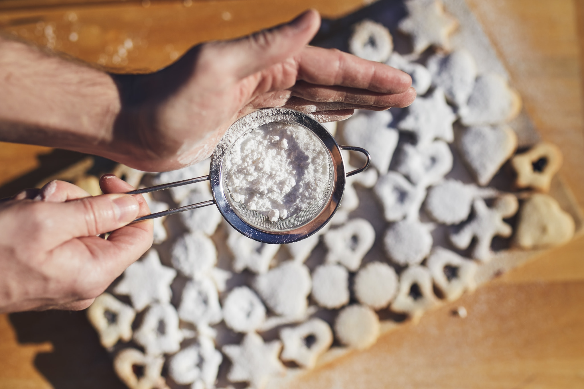 Preparation of Christmas sweets during advent