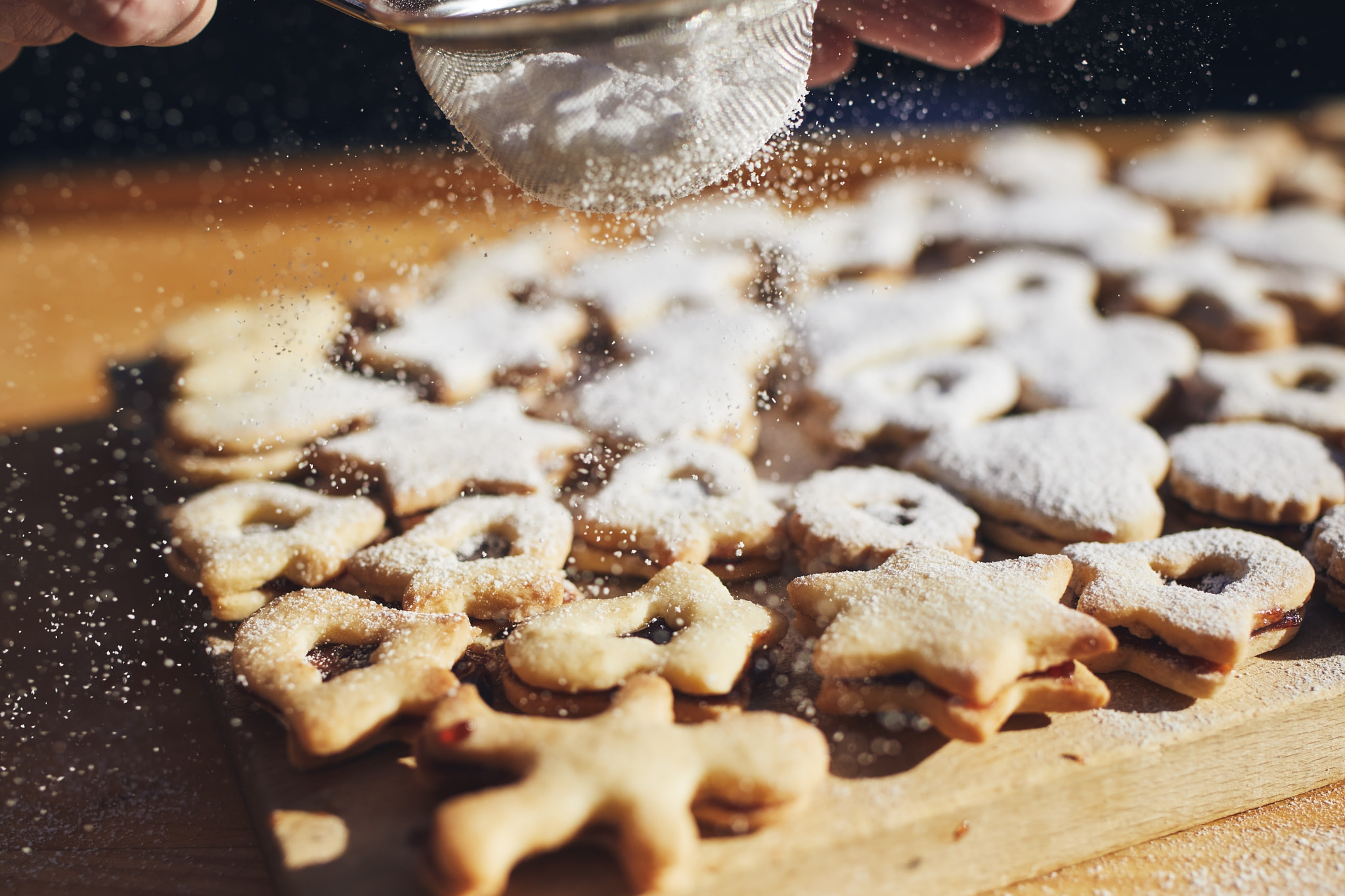 Preparation of Christmas sweets during advent