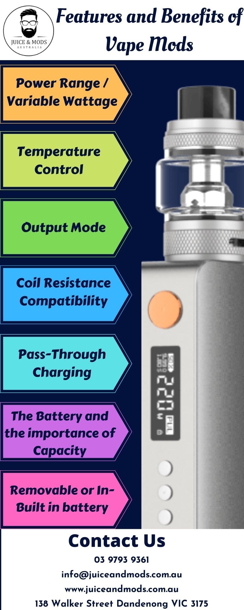 Features and Benefits of Vape Mods