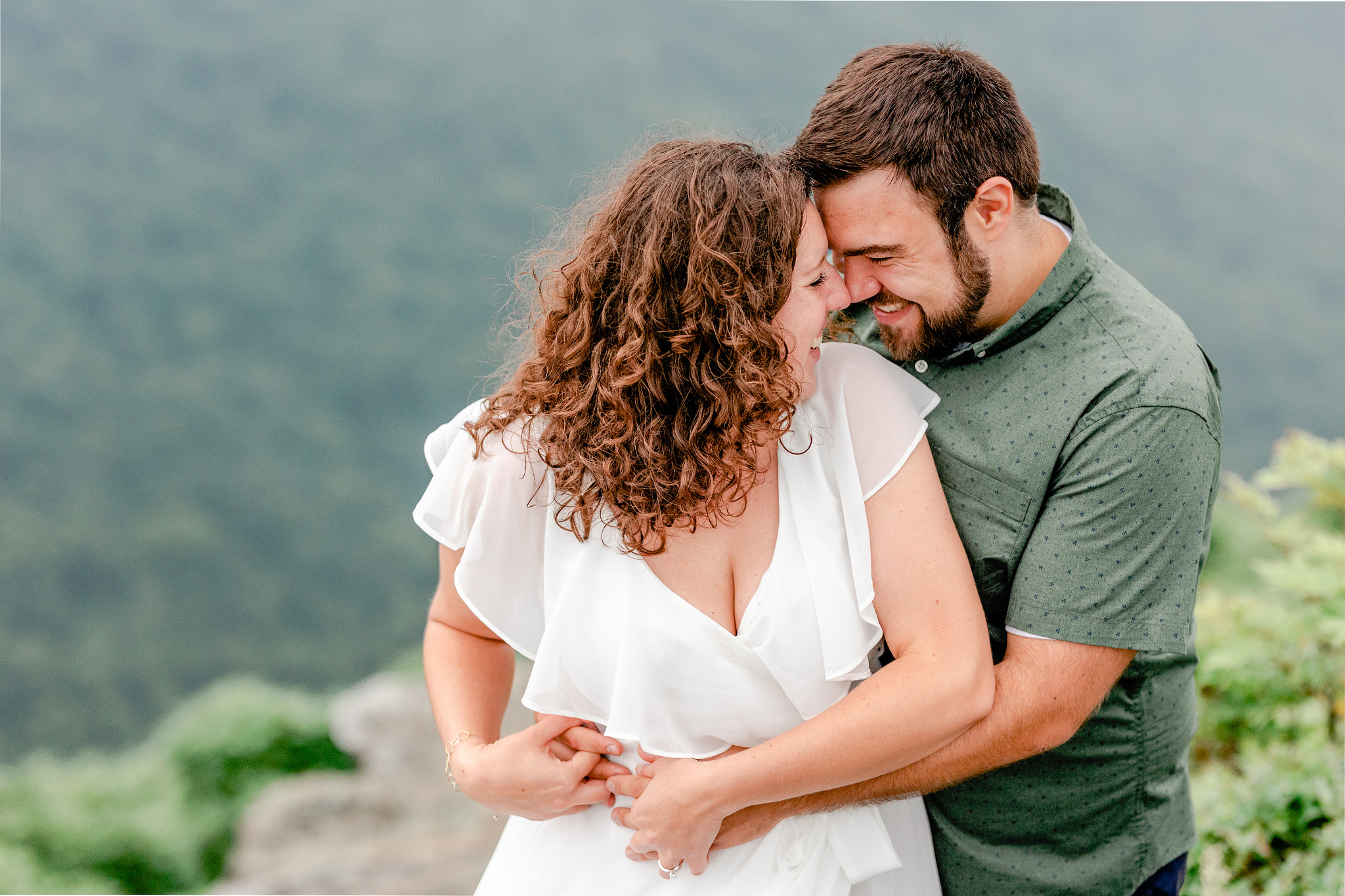 Craggy Gardens Asheville Engagement