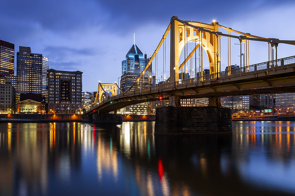 Roberto Clemente Bridge, Pittsburgh, Pennsylvania, America by Joe Daniel Price on 500px.com