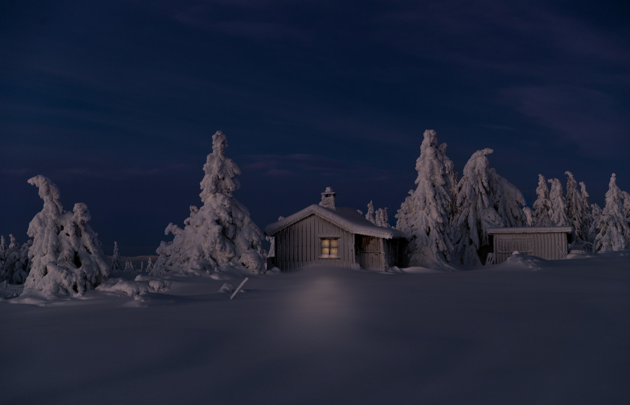 frozen cabin by Jørn Allan Pedersen / 500px