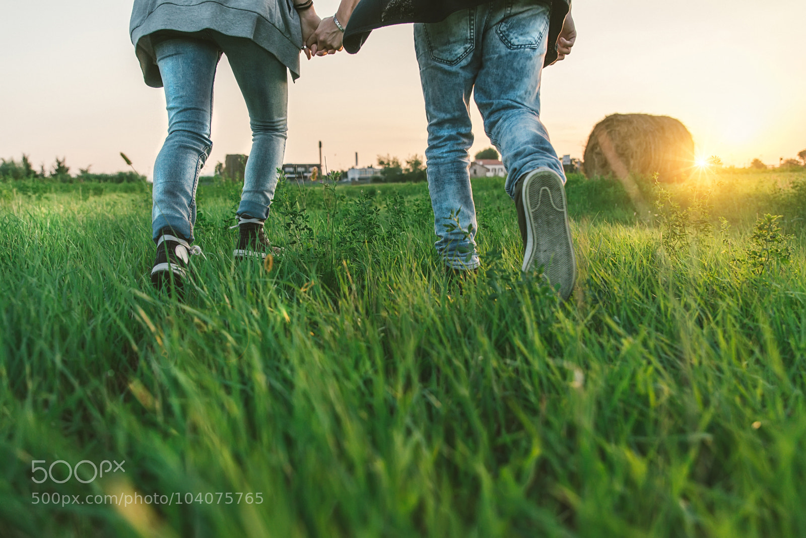 Nikon D610 sample photo. Couplerunnibg at sunset photography