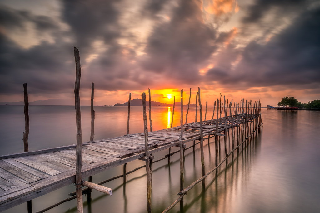 Wooden Bridge II Lampung - Indonesia by CK NG on 500px.com