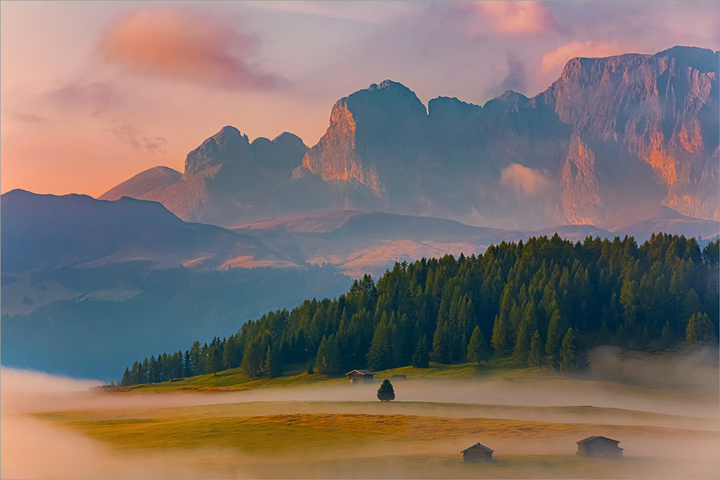  Sunrise at Alpe di Siusi - Italy by Henk Meijer Photography on 500px.com