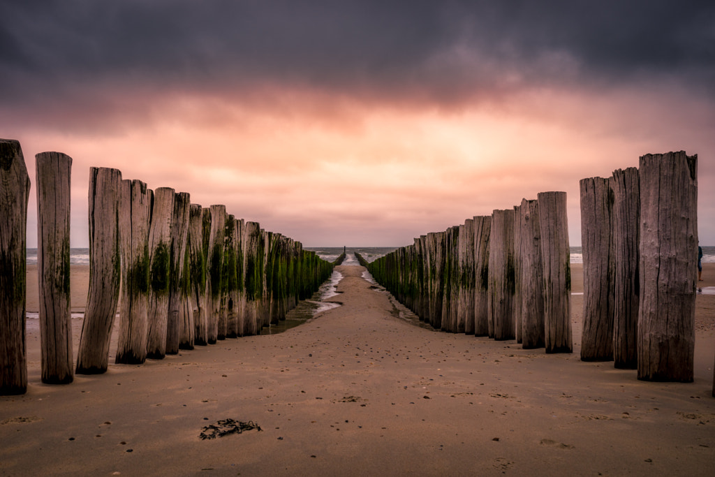 Cloudy sunset at the beach  by jaimy Leemburg on 500px.com