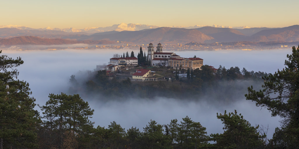 Sanctuary Island Above Fog by Jure Batagelj on 500px.com