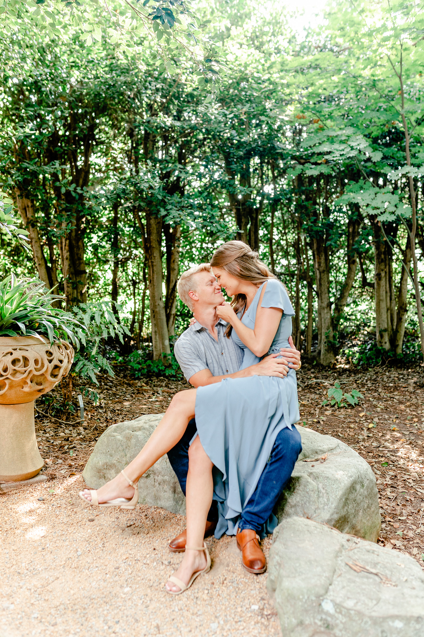 JC Raulston Arboretum Boylan Bridge Engagement