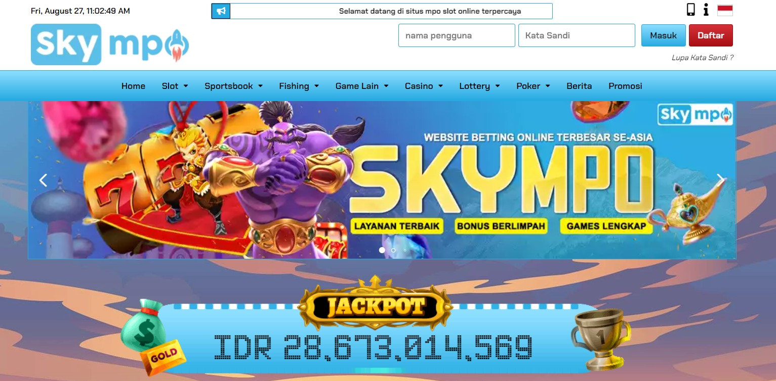Situs Judi MPO Slot Terbaru SkyMPO