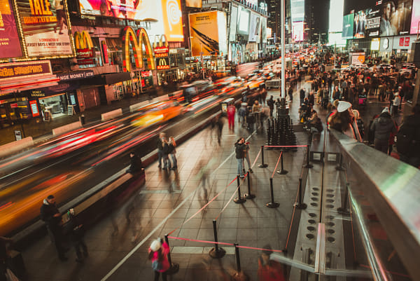 Selfie and others in Times square by Elena Corretja on 500px.com