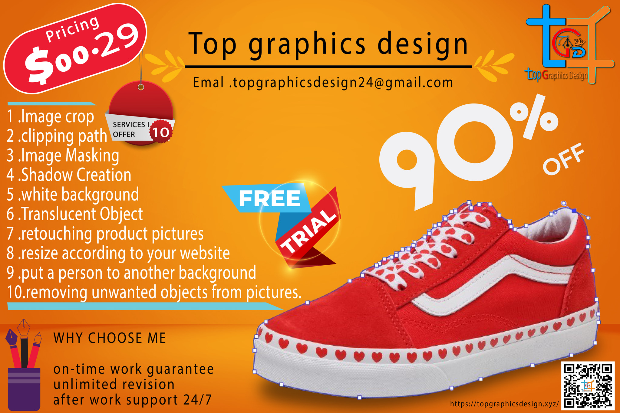 graphic design and image editing services