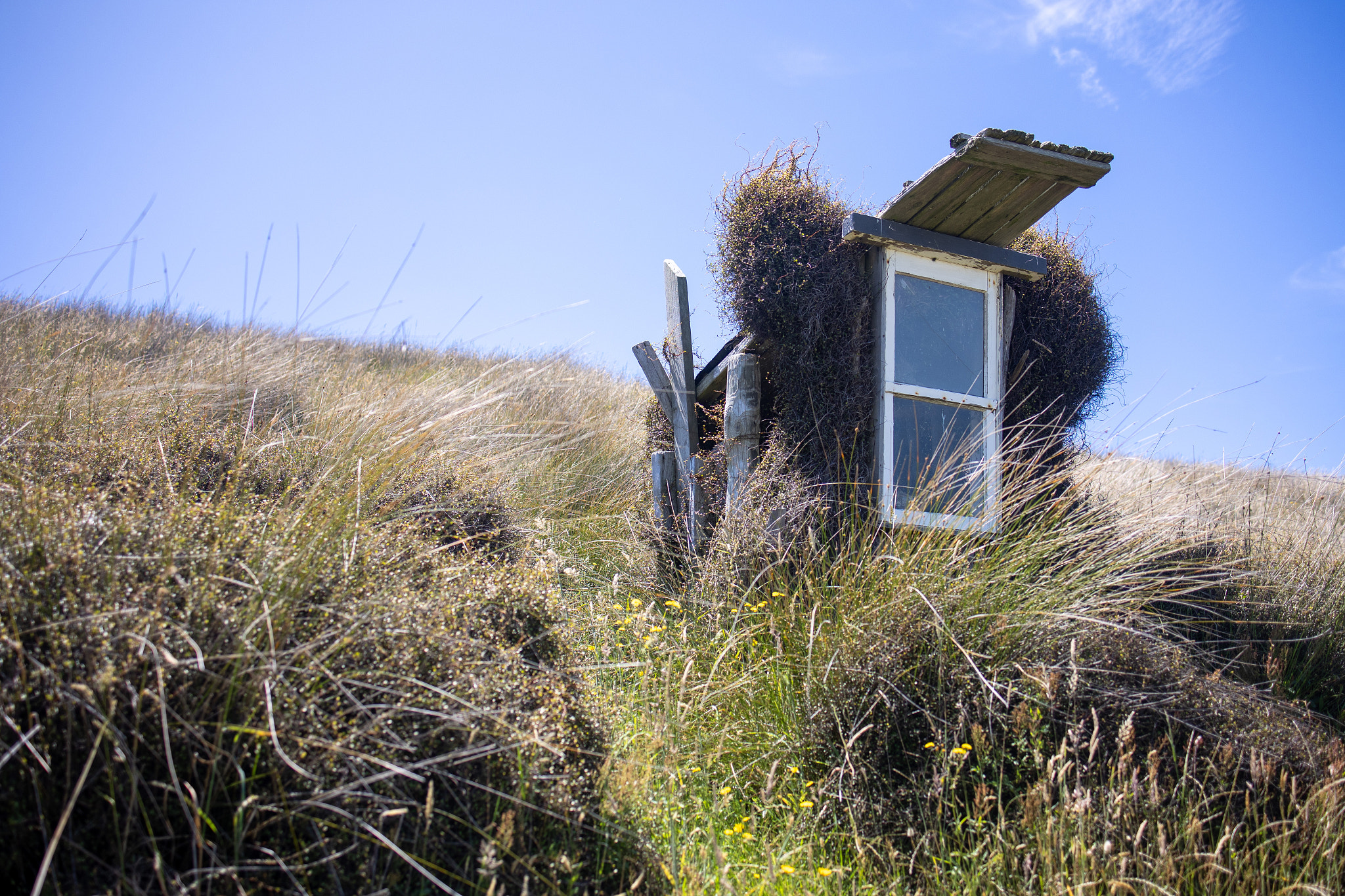 Viewing hut at Whareama river mouth