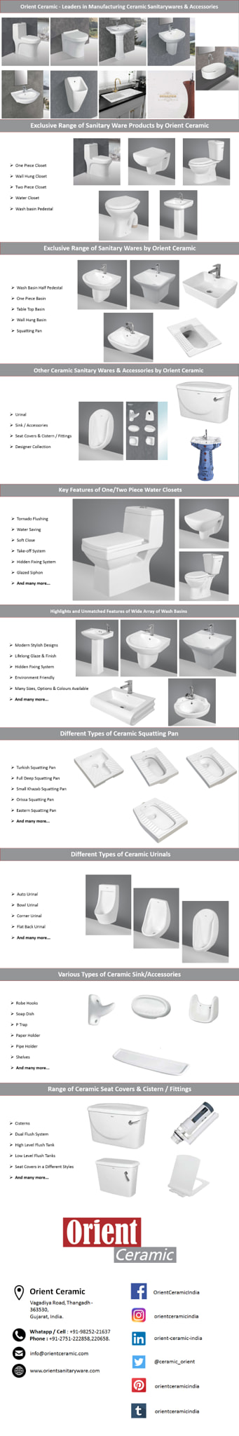 Leaders in Manufacturing Ceramic Sanitarywares & Accessories