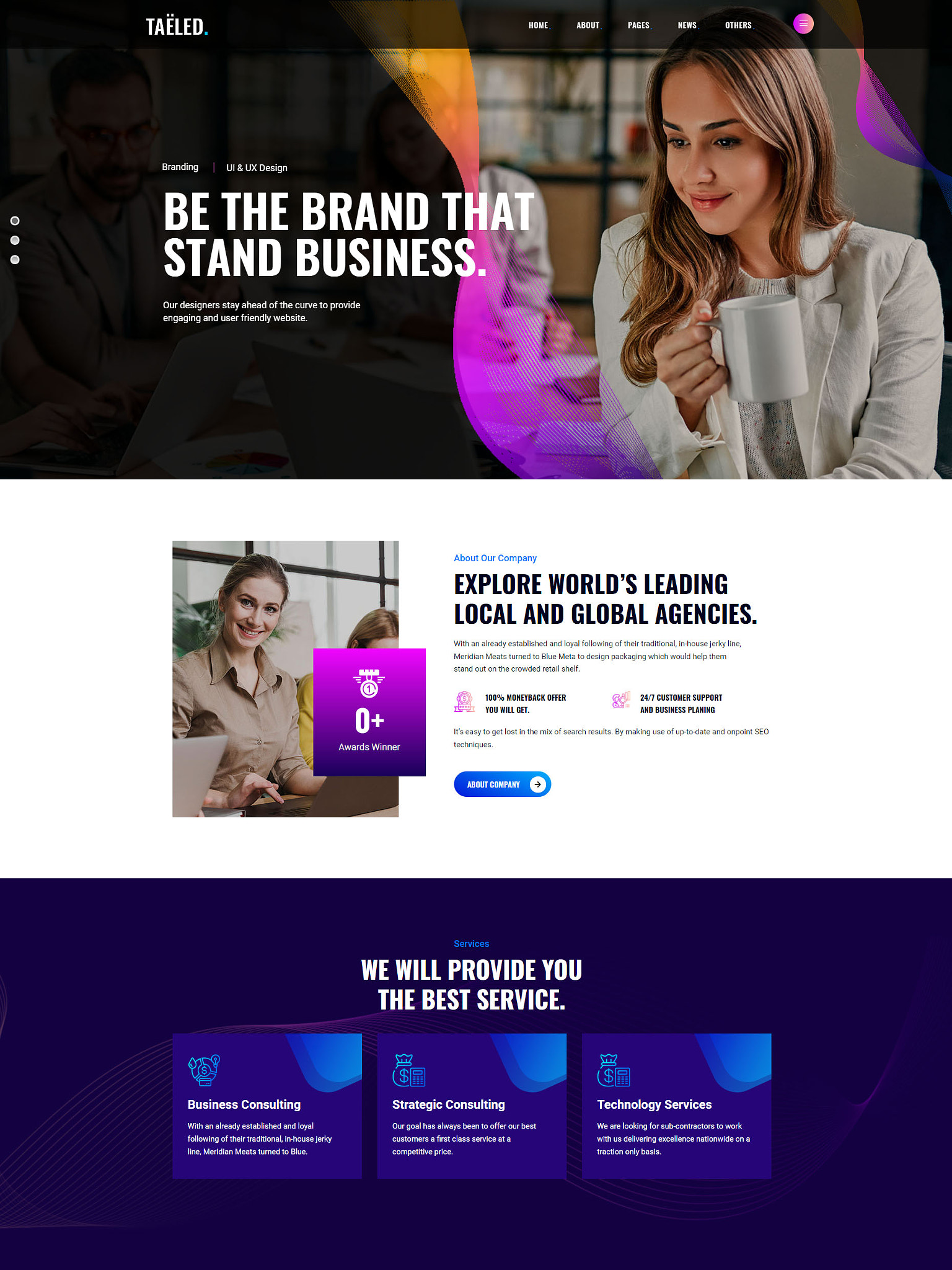 Most Popular WordPress Website Templates