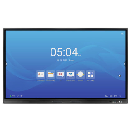 Interactive flat panel display