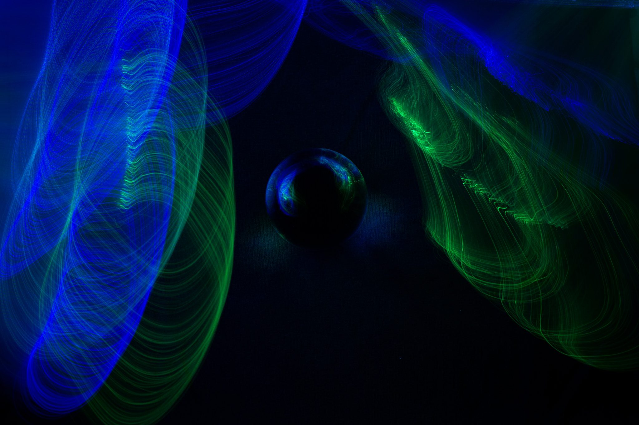 Minimalism: abstract lightpainting