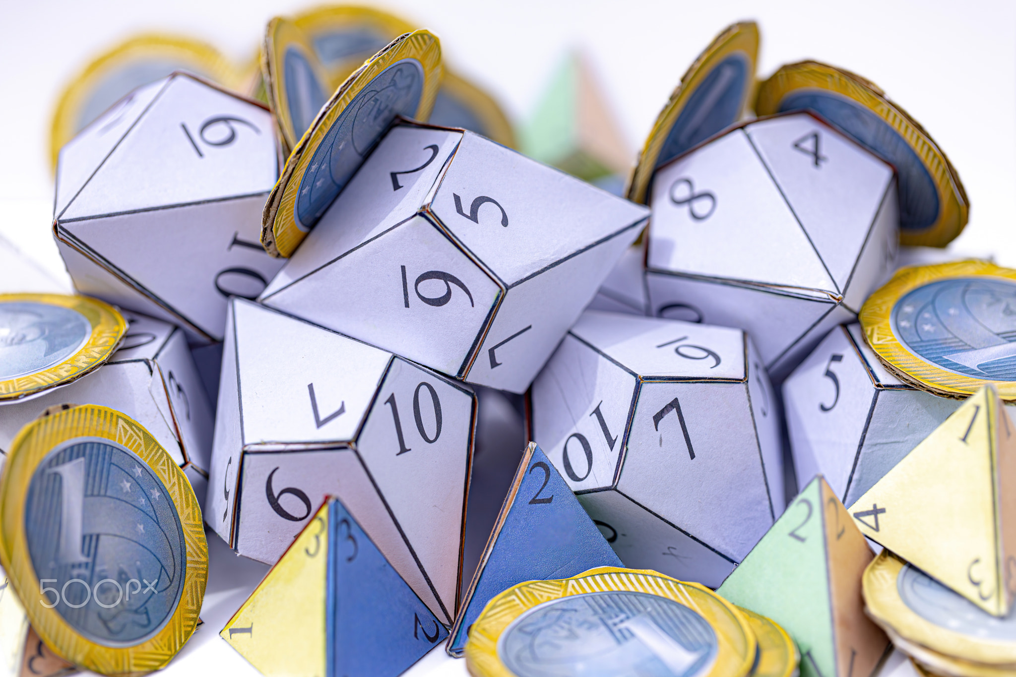 Tetrahedral Dice and Pentagonal Trapezohedron Dice