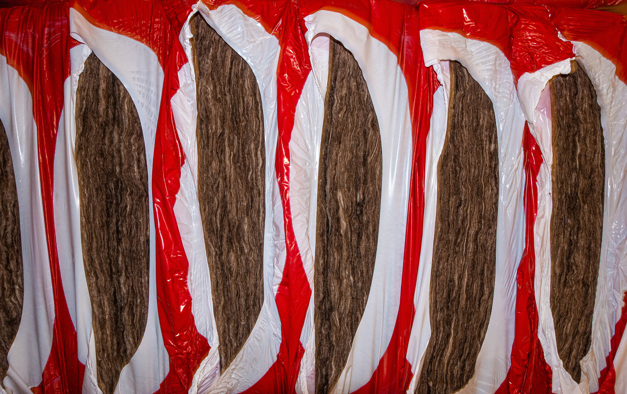 glass wool with visible texture