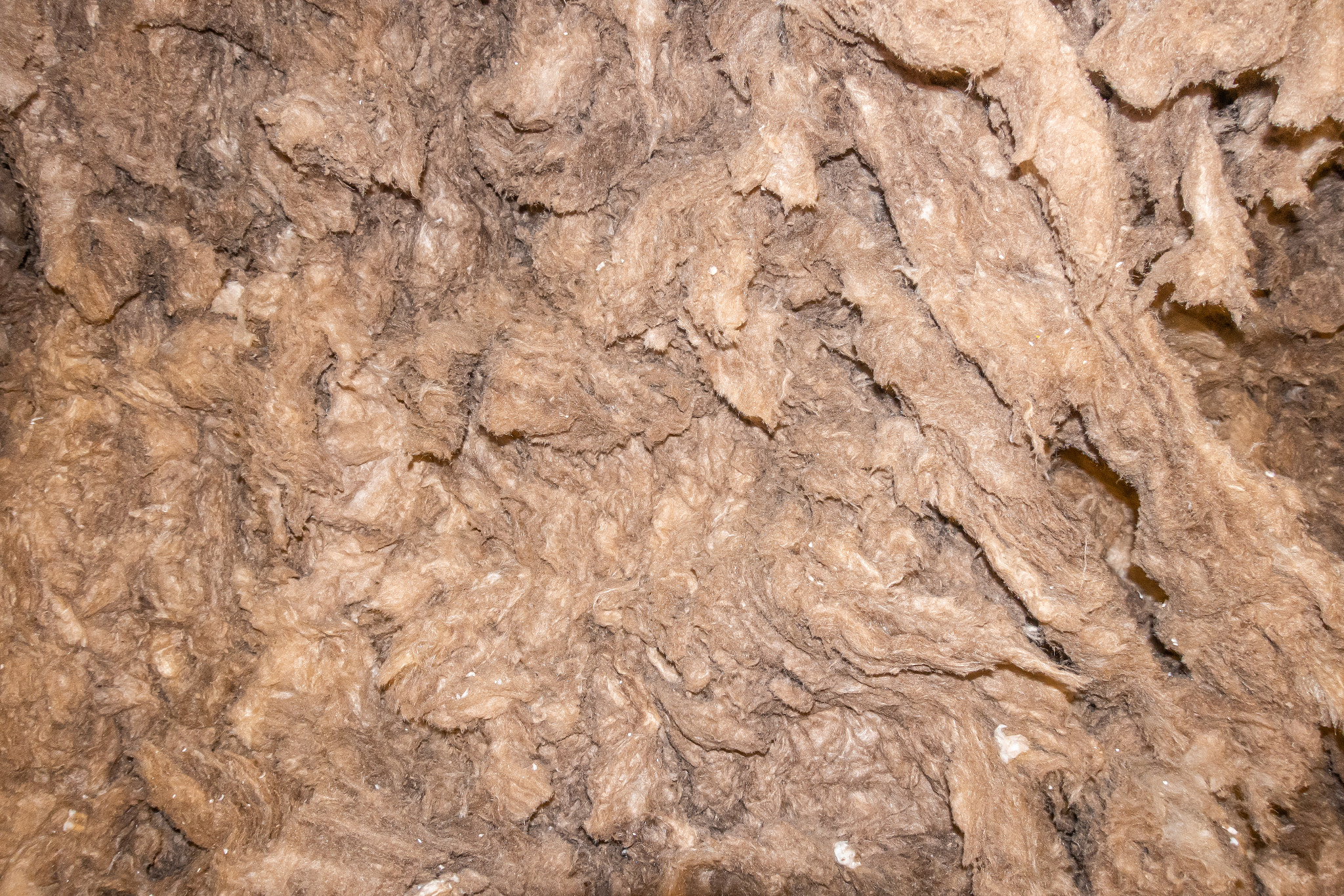 glass wool with visible texture