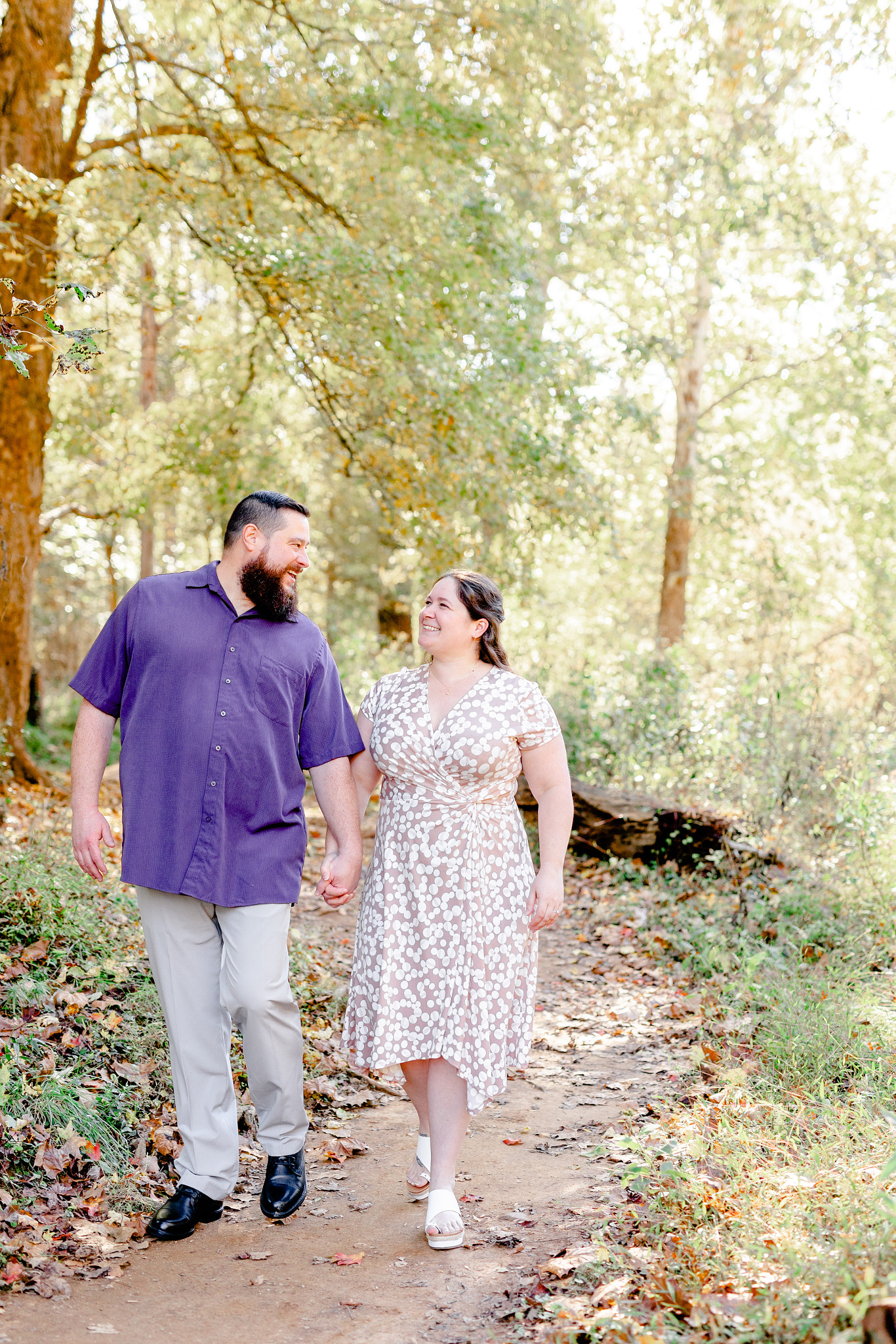 fall engagement Eno River