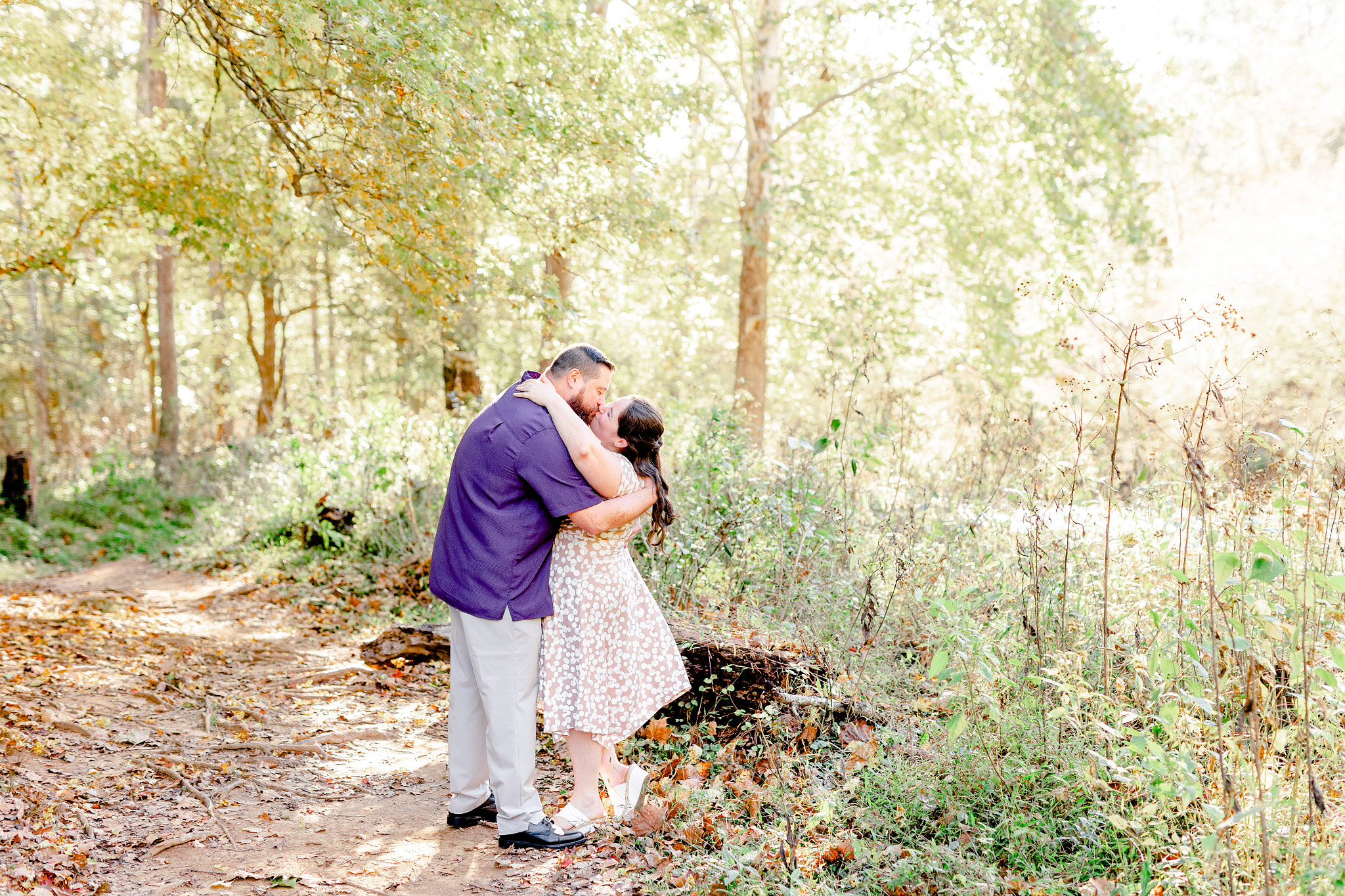 fall engagement Eno River