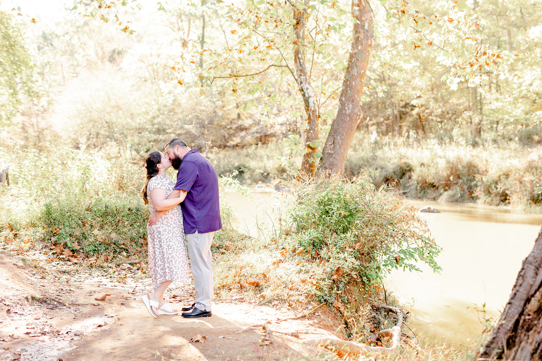 fall engagement Eno River