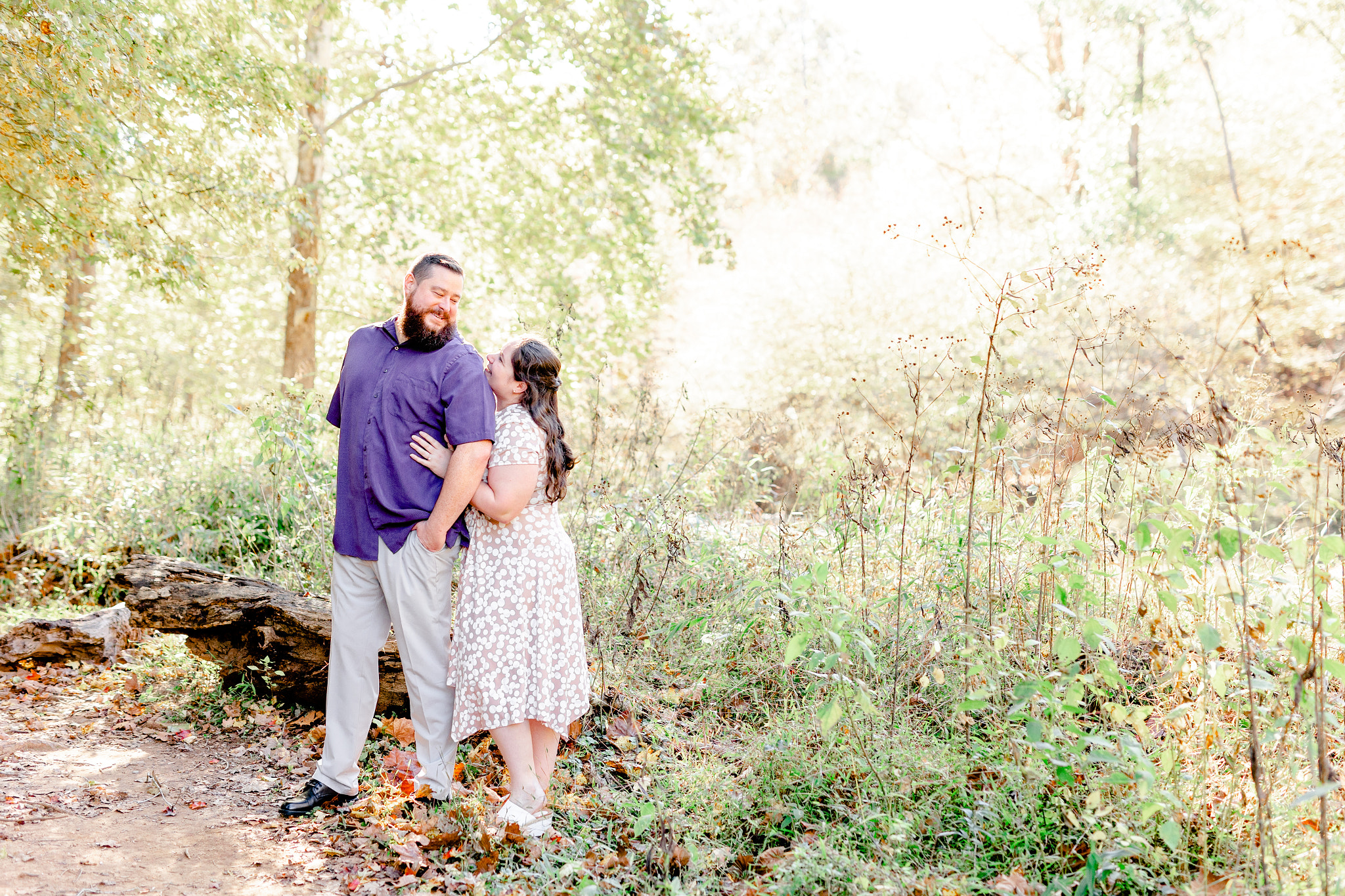 fall engagement Eno River