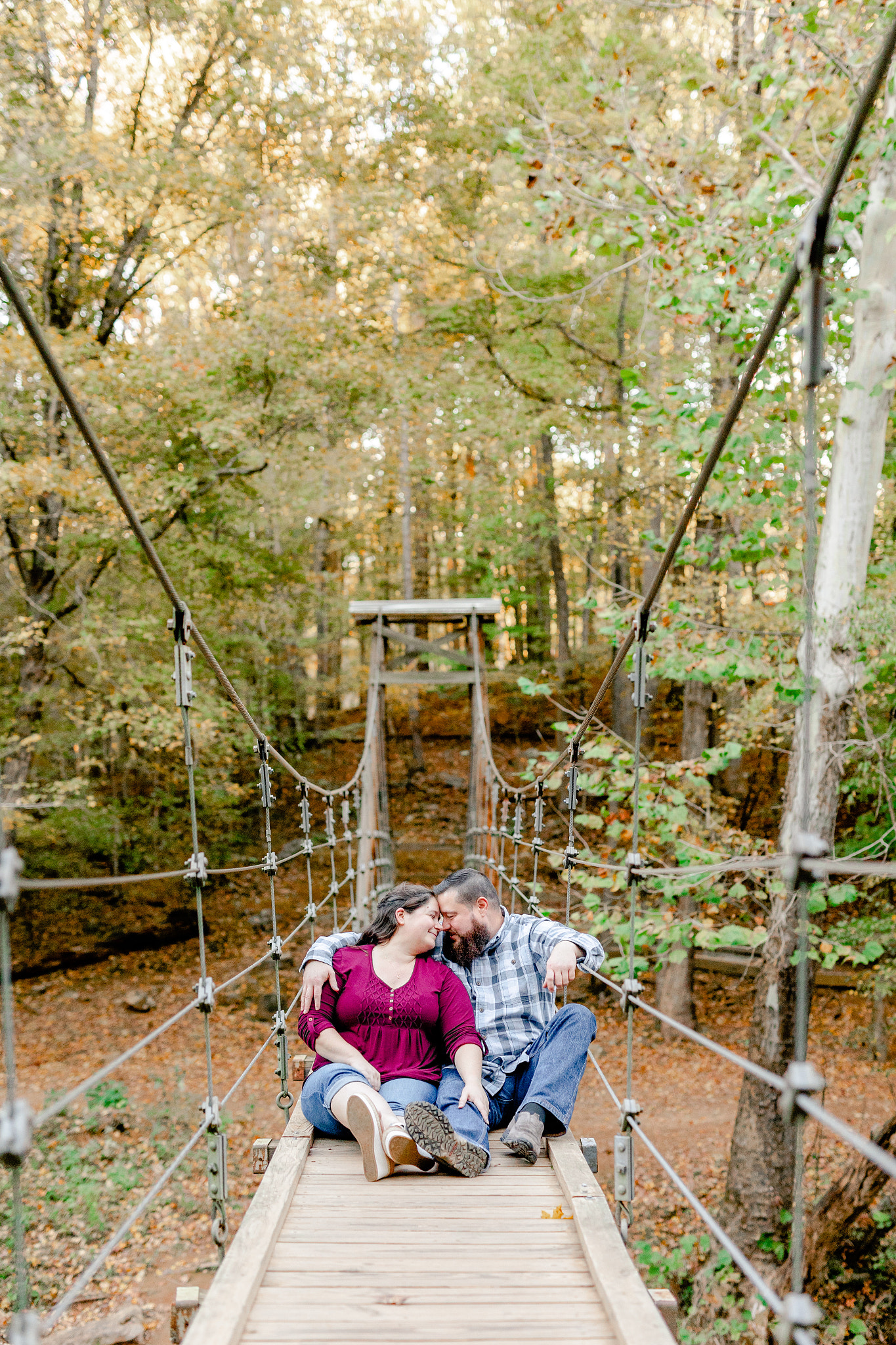 fall engagement Eno River