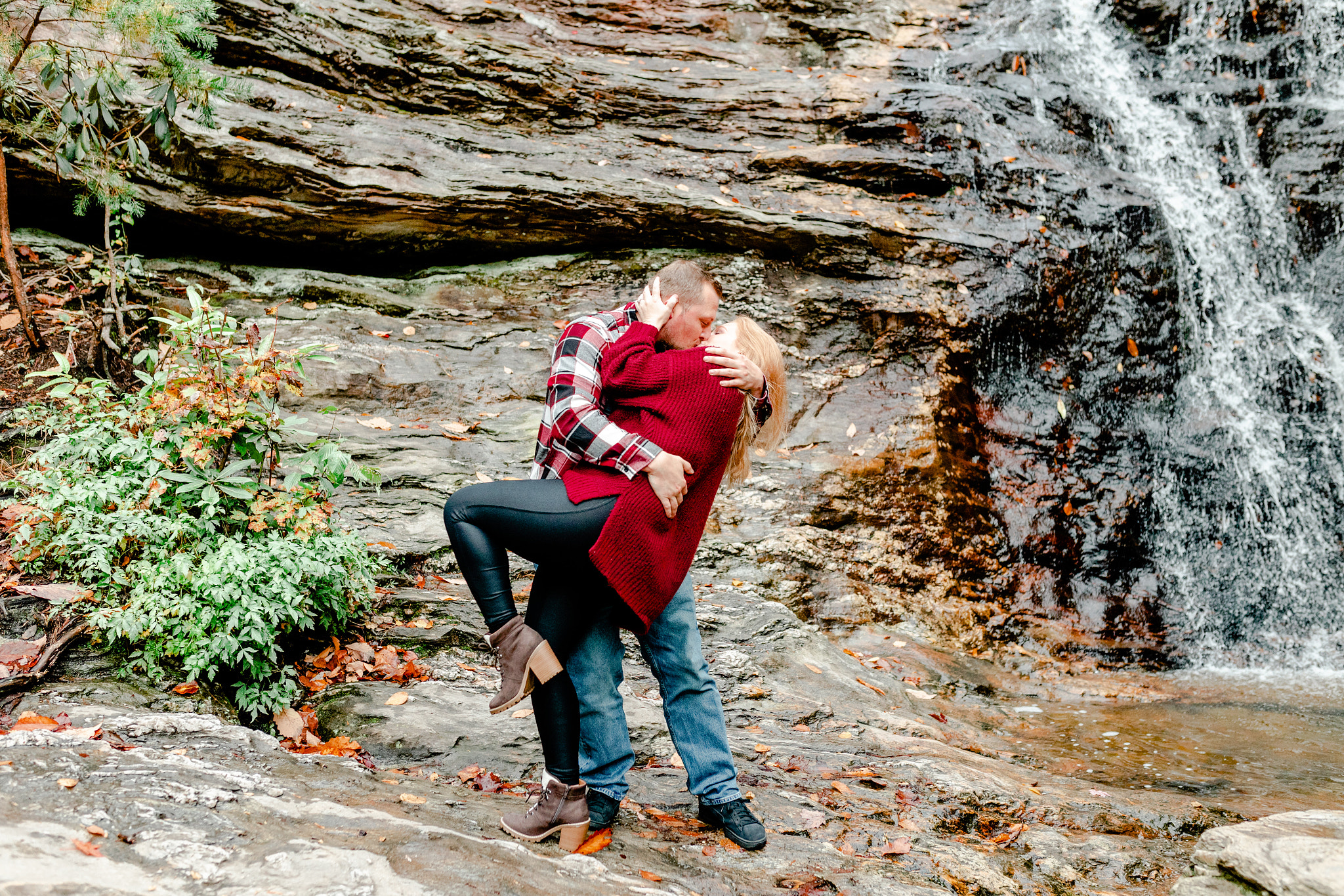 Hanging Rock State Park fall engagement