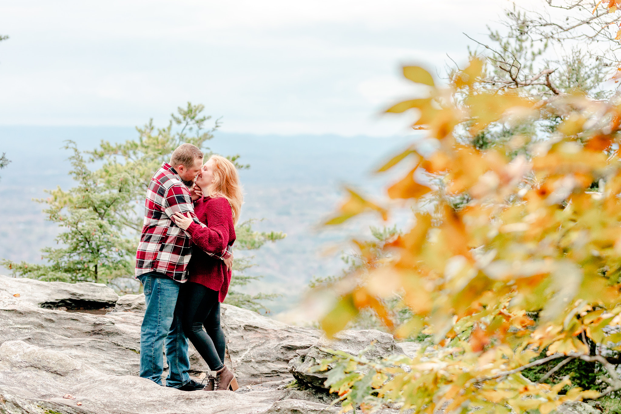 Hanging Rock State Park fall engagement