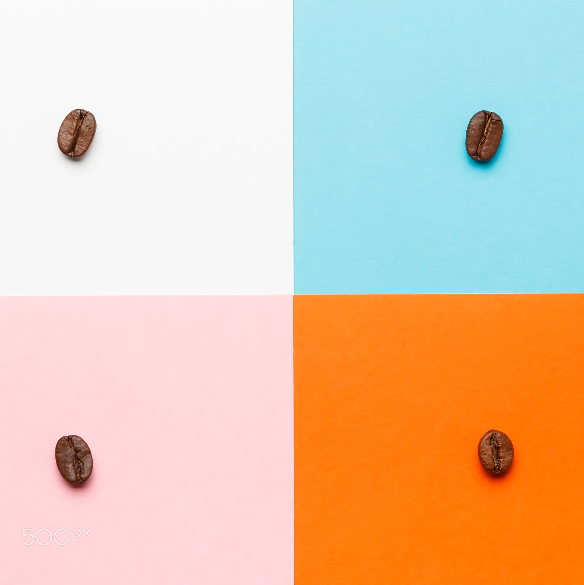 Composition of coffee beans.