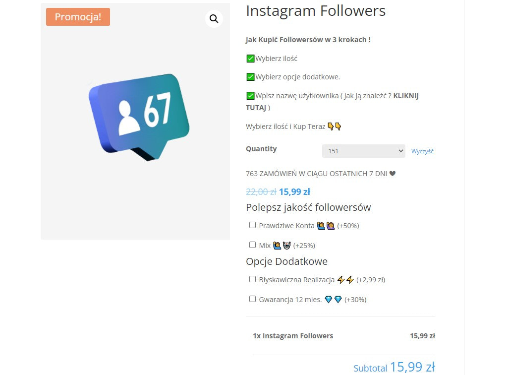 Instagram followers