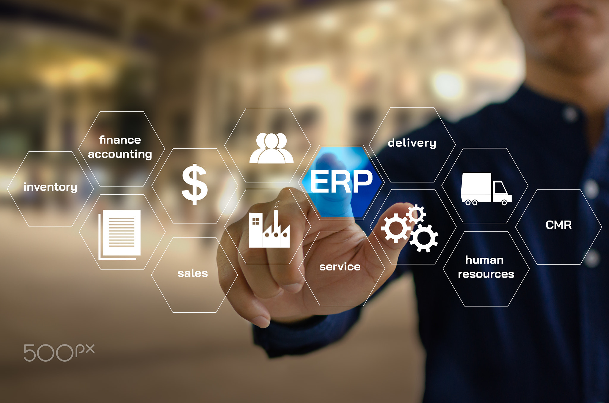 ERP Enterprise Resource Planning.