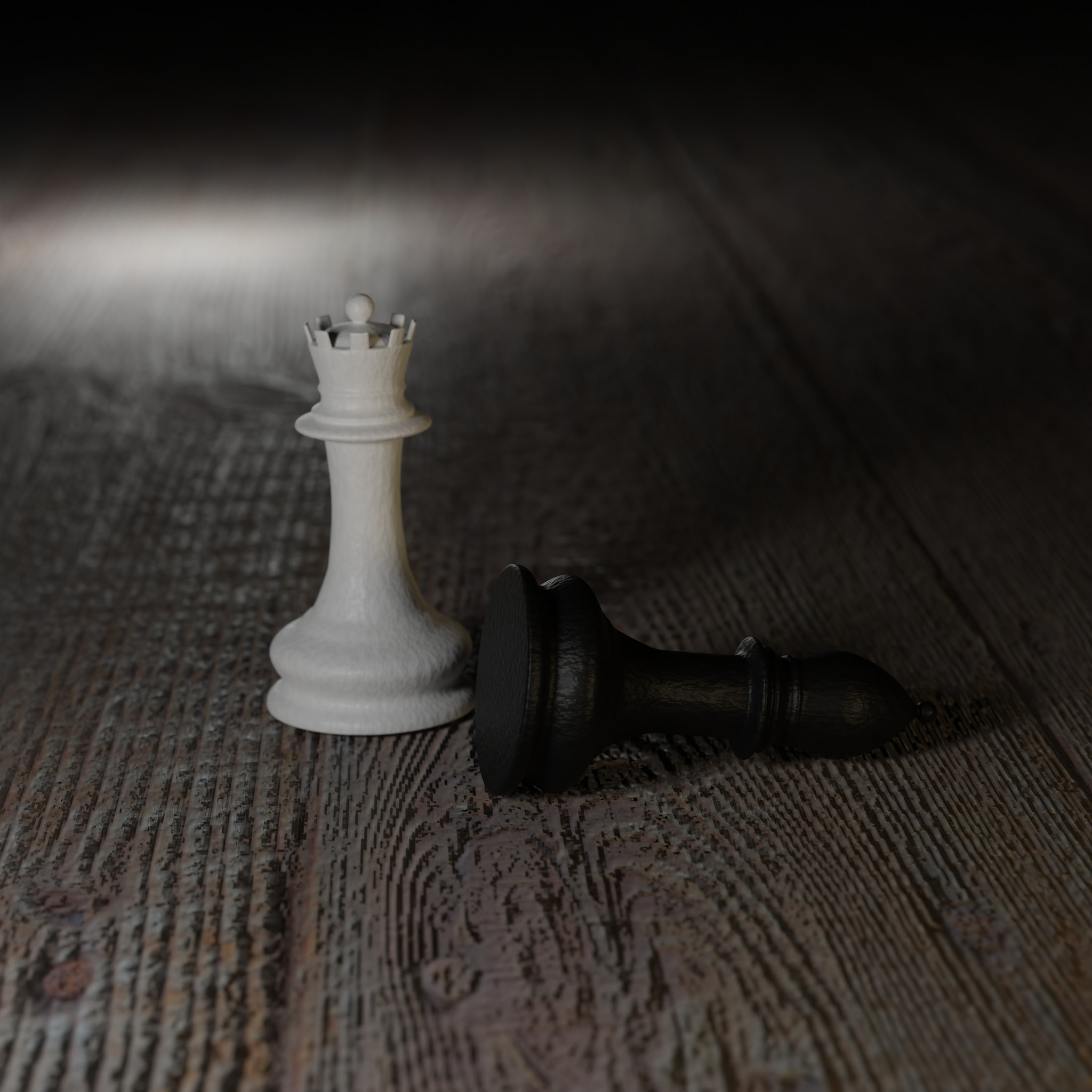 Just chess pieces...