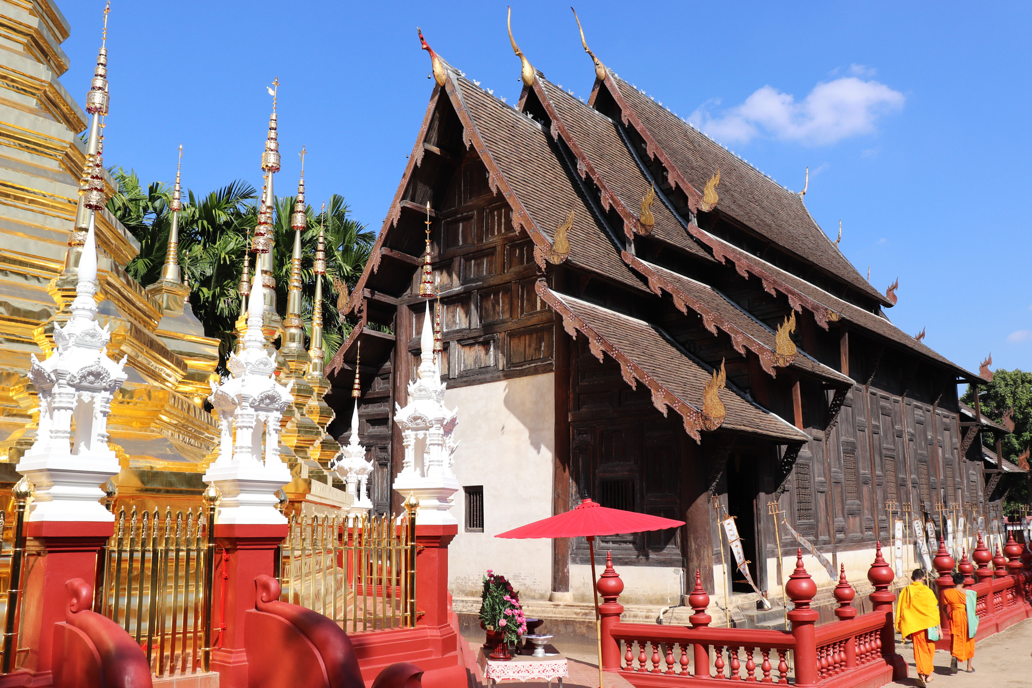 Teakwood Lanna-style Temple