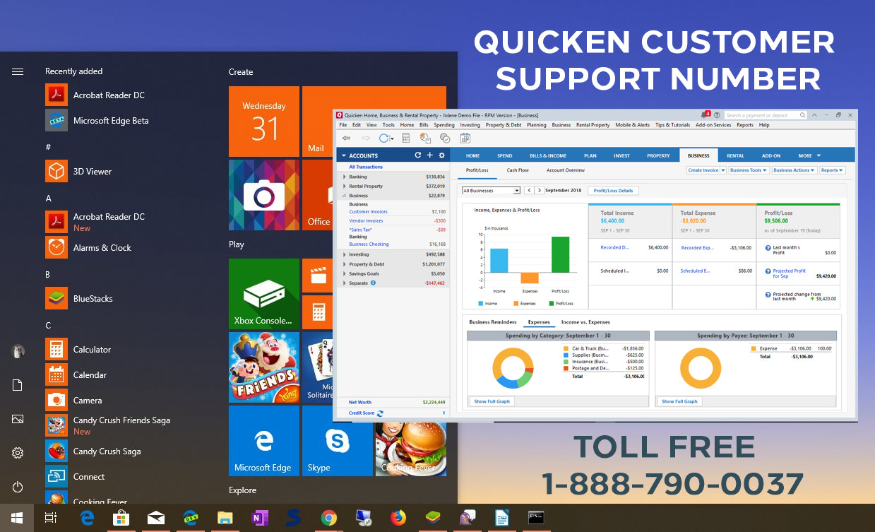 Quicken Customer Care Number +1-888-790-0037 