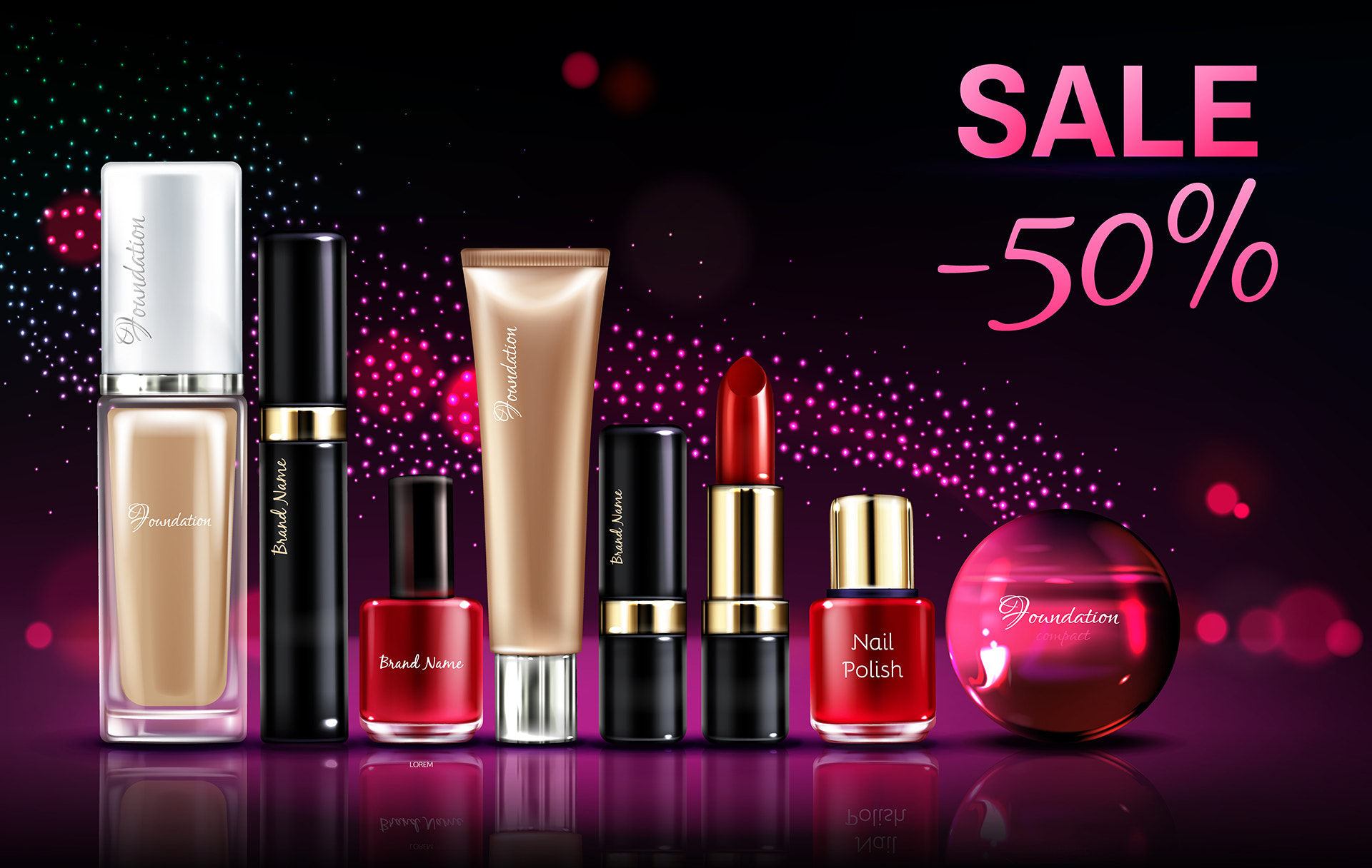 Cosmetics beauty products for make at EYSHOPP
