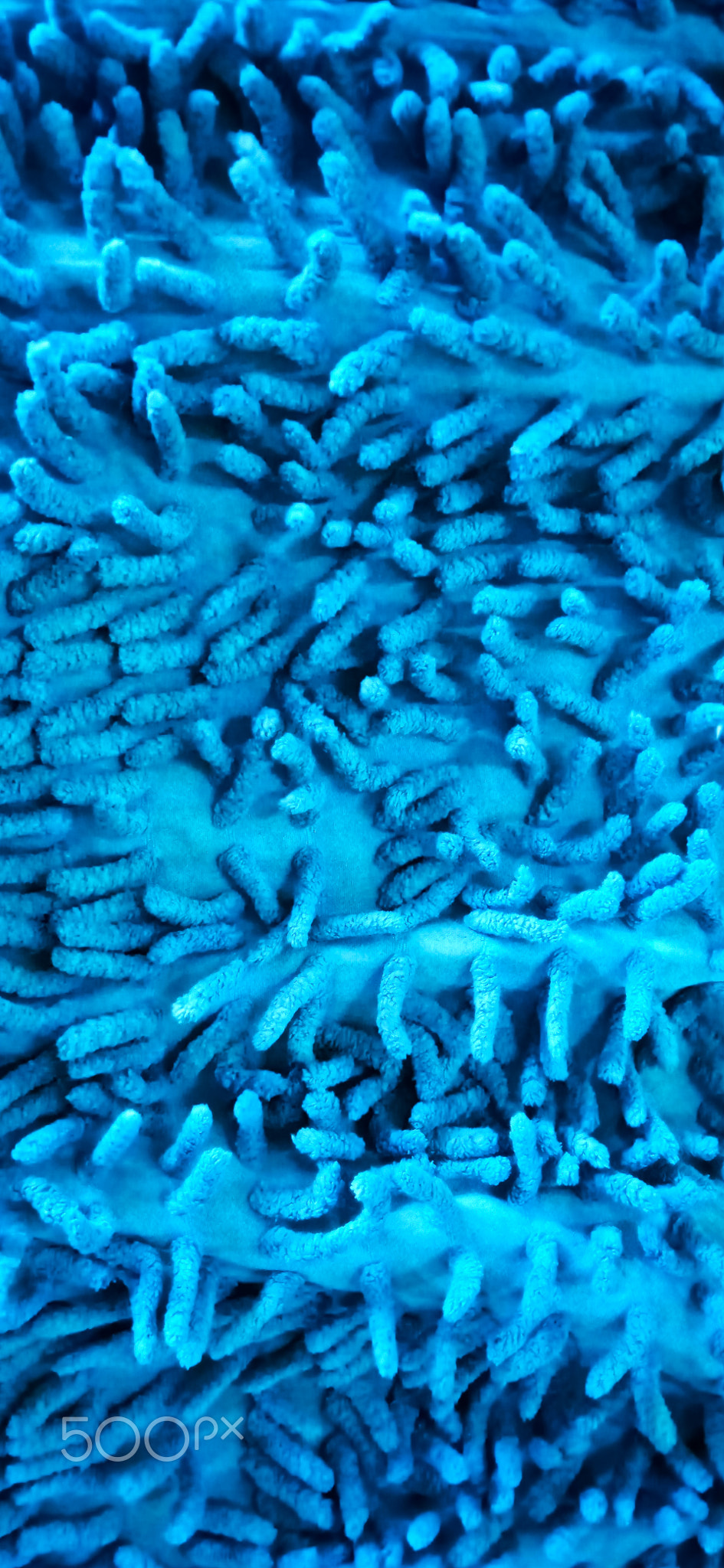 Noodle textured blue microfiber mop