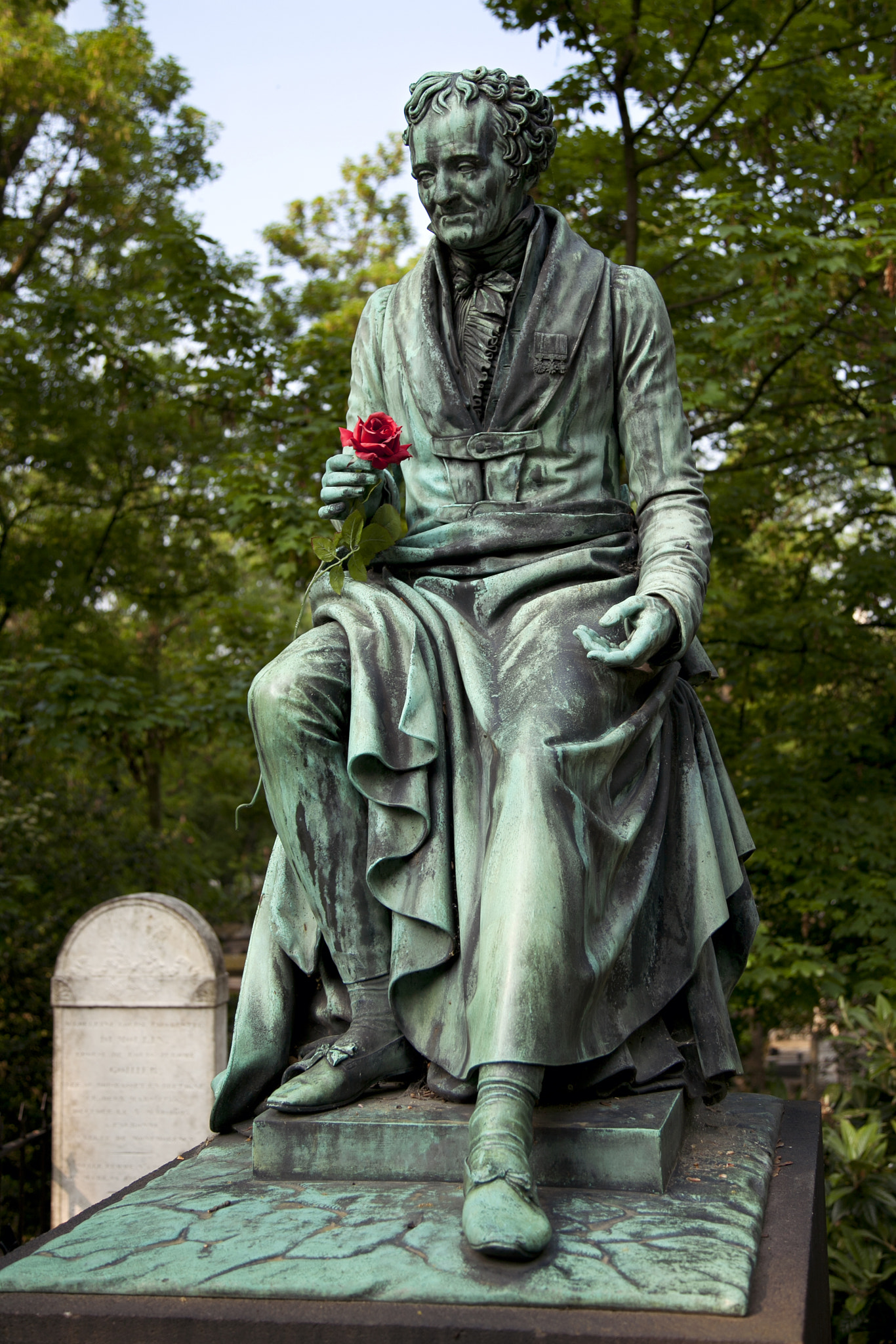 Vivant Denon, monument in the cemetery Pere Lachai