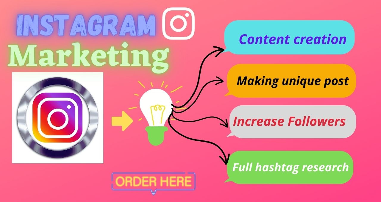 Provide instagram marketing for organic growth,targeted followers