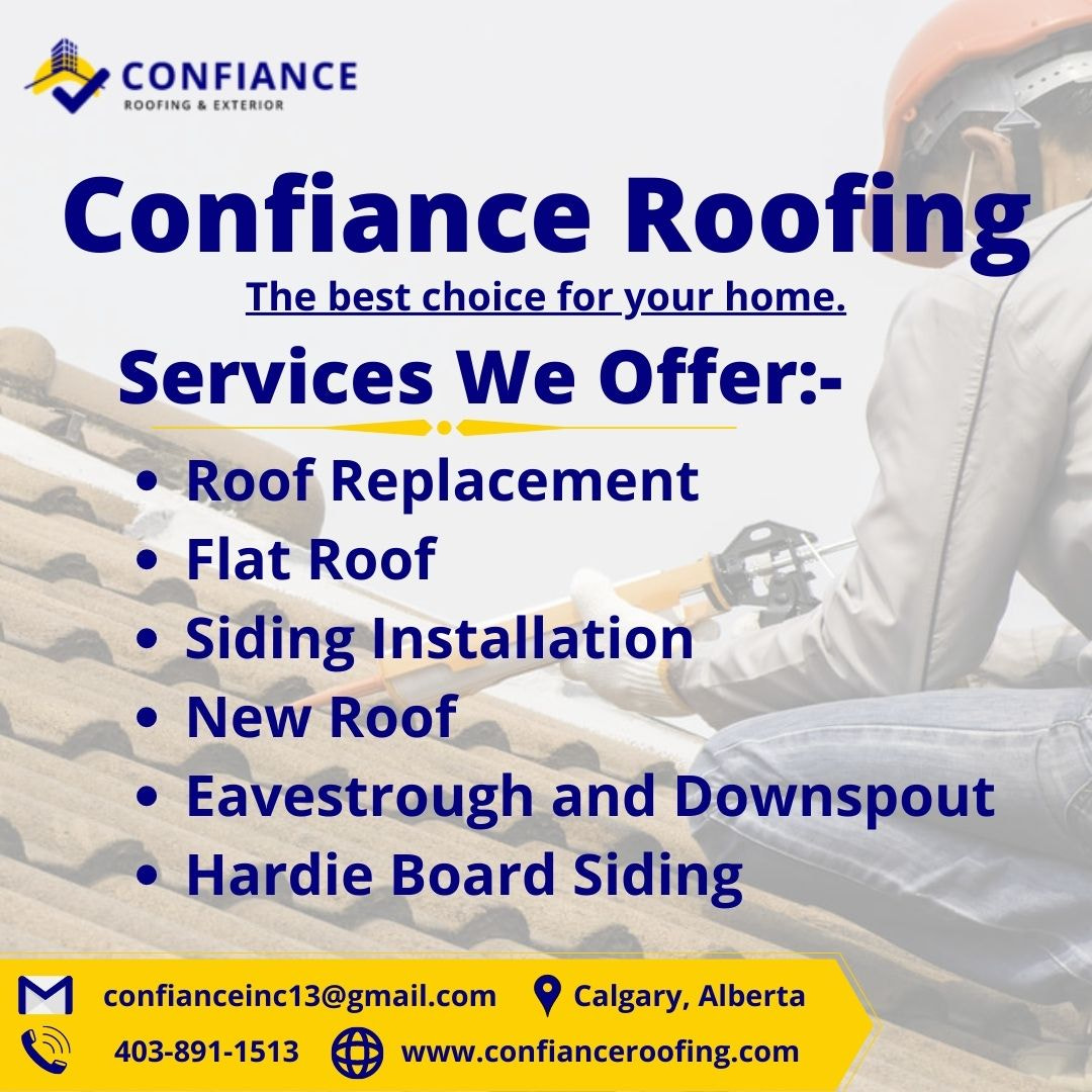 Roofing and Exterior Services Calgary - Confiance Roofing