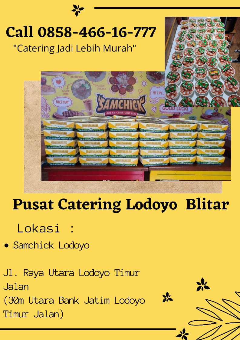 Paling Hemat, Call 085846616777, Menu Catering Rumahan