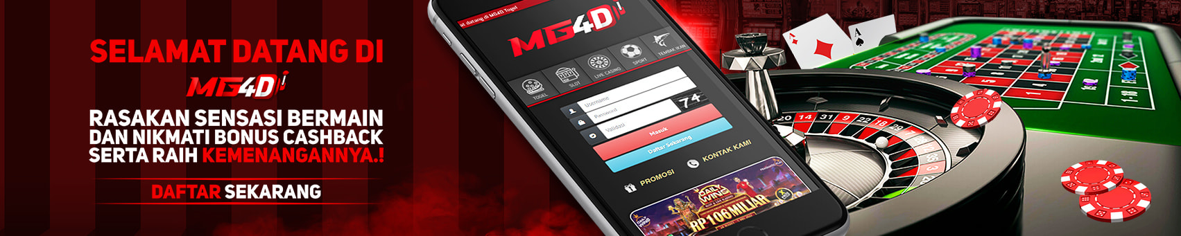 MG4D Situs Daftar Slot Online & Agen Judi Togel Terpercaya